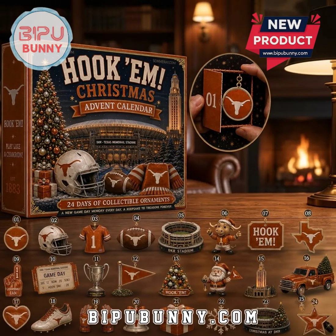 Texas Longhorns Christmas Ornament Advent Calendar 2026 Texas Longhorns Christmas Ornament Advent Calendar 2026