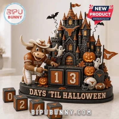 Texas Longhorns Sculpted Resin Halloween Countdown Calendar