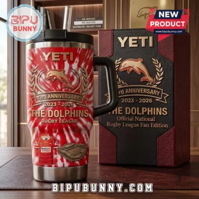 The Dolphins Rugby League 3rd Anniversary YETI Tumbler