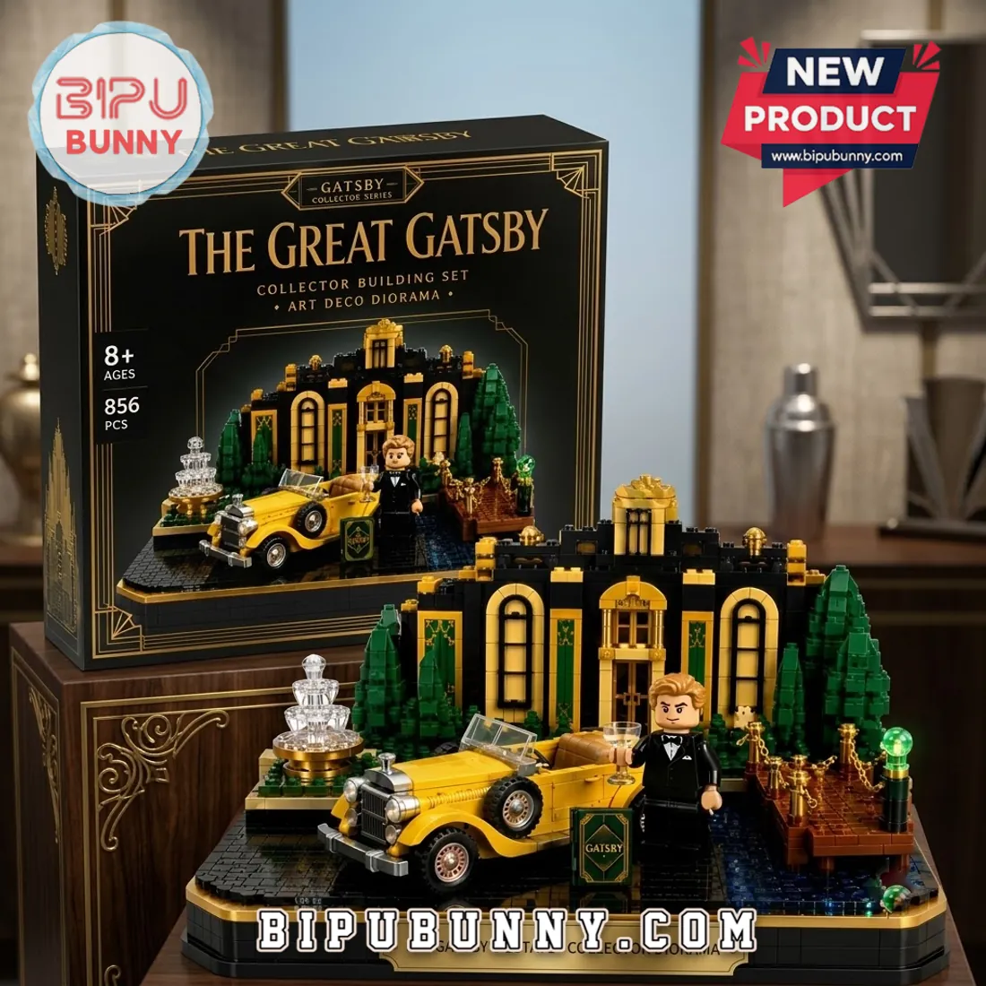 The Great Gatsby Art Deco Diorama Building Set The Great Gatsby Art Deco Diorama Building Set