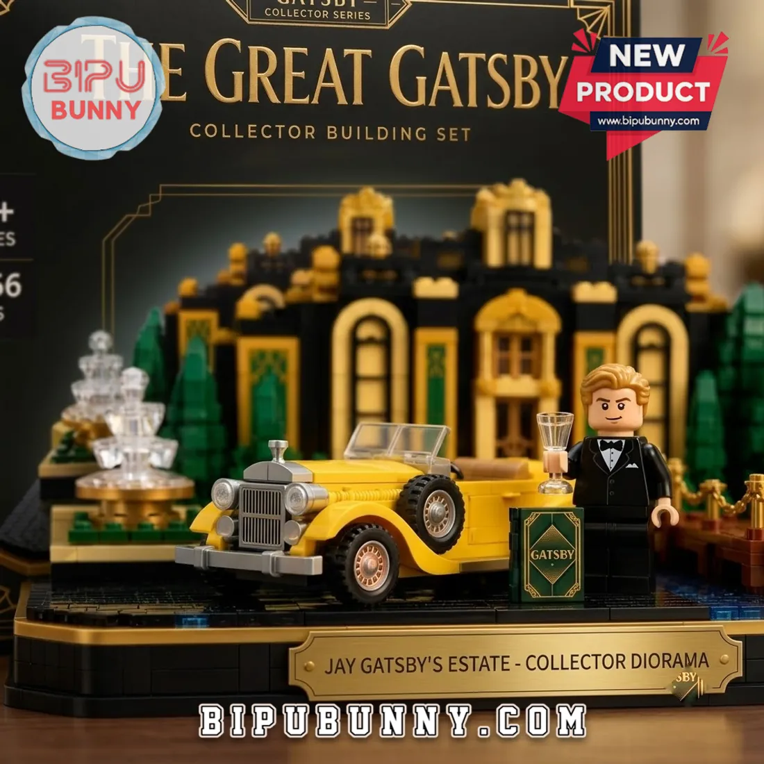 The Great Gatsby Art Deco Diorama Building Set The Great Gatsby Art Deco Diorama Building Set