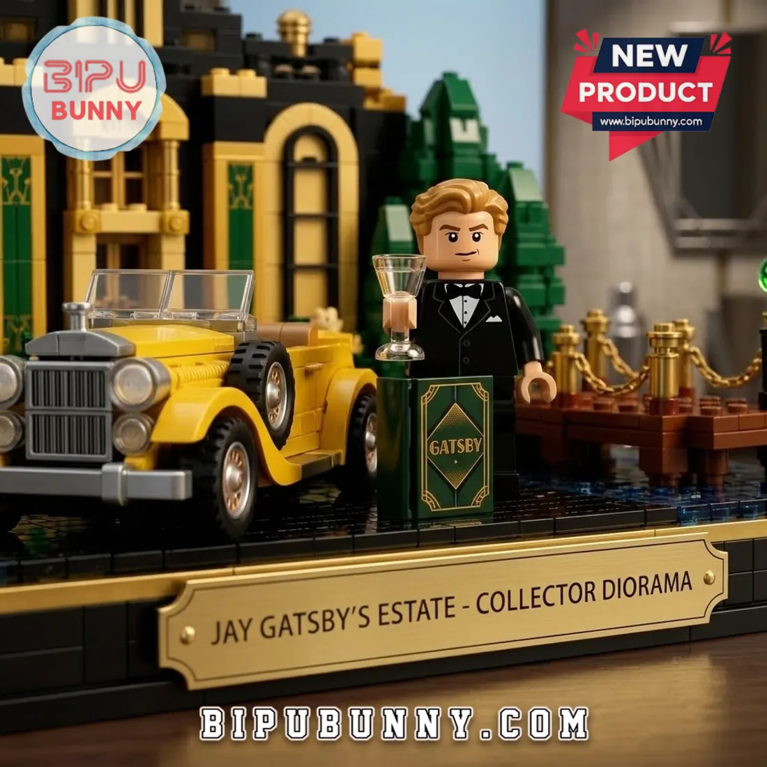 The Great Gatsby Art Deco Diorama Building Set The Great Gatsby Art Deco Diorama Building Set
