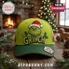 The Grinch Merry Grinchmas 2026 Holiday Cap features a lime green base, embroidered Grinch character, and red bill trim.