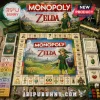 The Legend of Zelda Monopoly Collector Edition Board Game with character tokens, paper currency, and Hyrule themed board.
