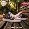Tim Curry Rocky Horror Picture Show Custom AF1 Sneakers featuring Frank-N-Furter portraits and red theatrical motifs.