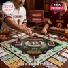 Washington Commanders Collector Edition Monopoly Board Game featuring branded tokens, money, and a stadium-themed game board.