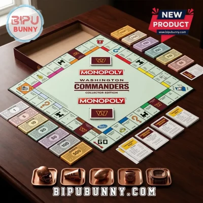 Washington Commanders Collector Edition Monopoly Board Game