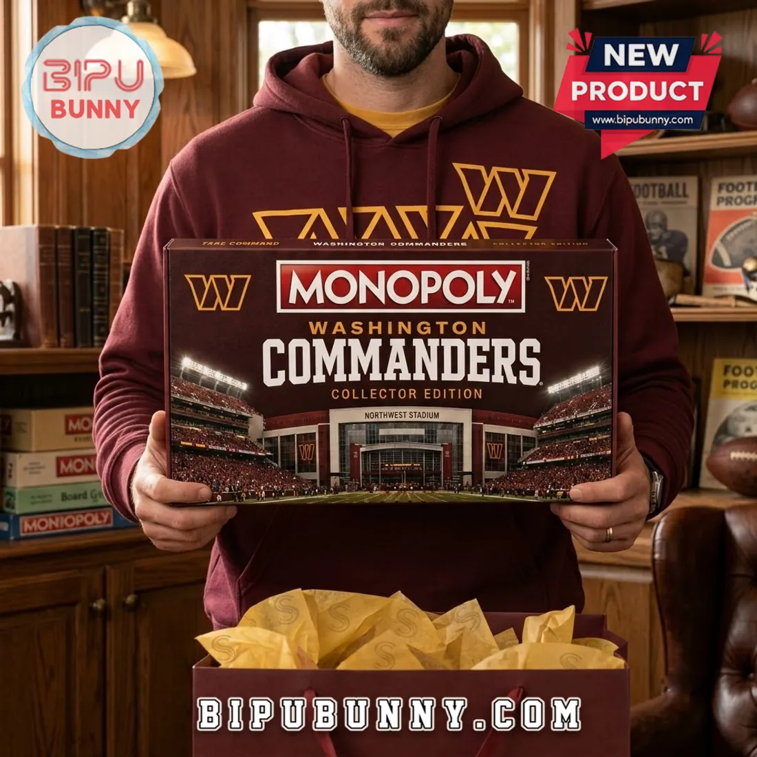 Washington Commanders Monopoly Board Game Washington Commanders Monopoly Board Game