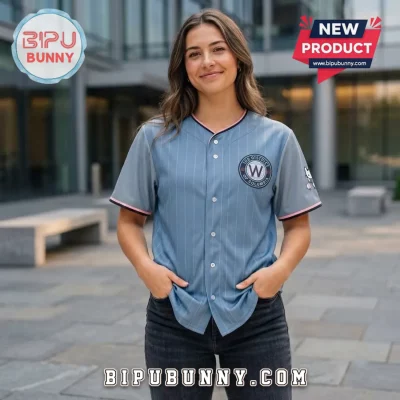 Washington Nationals Hello Kitty 2026 Blue Baseball Jersey