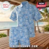 Washington Nationals Light Blue Hawaiian Shirt and shorts set featuring team logos, sailboats, and palm trees.