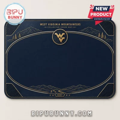 West Virginia Mountaineers Navy Blue 300-Piece Poker Set