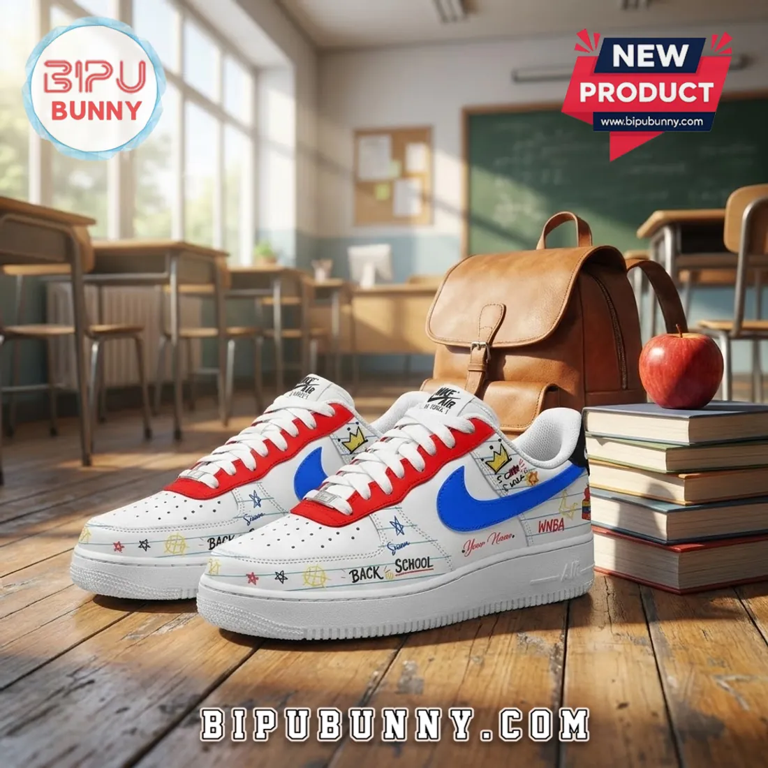 WNBA Team Back to School Custom Nike Air Force 1 Sneakers WNBA Team Back to School Custom Nike Air Force 1 Sneakers