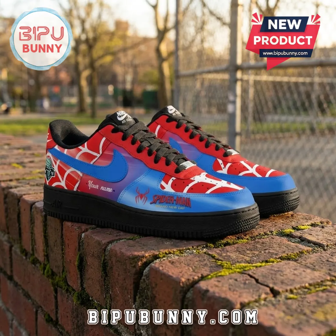 WNBA x Spider-Man Air Force 1 Custom Sneakers WNBA x Spider-Man Air Force 1 Custom Sneakers