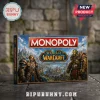 World of Warcraft Monopoly Collector Edition Board Game box featuring Alliance and Horde characters on a stone background.