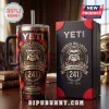 Yeti Georgia Bulldogs 241st Anniversary tie-dye tumbler with Sanford Stadium graphic, straw, and matching presentation box.