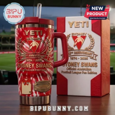 Yeti Sydney Swans 152nd Anniversary Tie-Dye Stanley Tumbler