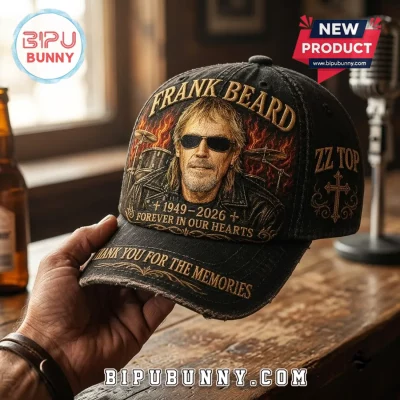ZZ Top Frank Beard Black Baseball Cap