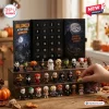 2026 Halloween Mystery Figure Advent Calendar with 24 numbered slots and miniature horror-themed character figurines.