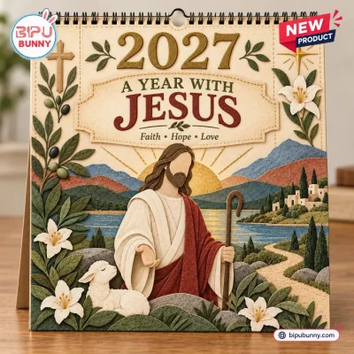 2027 A Year With Jesus Wall Calendar
