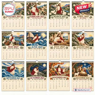 2027 A Year With Jesus Wall Calendar