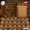 Front view of 24 Days Magic Advent Calendar 2026 with woodland animal figurines on display.