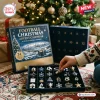 24 Days Of Football Christmas Advent Calendar 2026 featuring blue numbered boxes and miniature sports-themed metal charms.