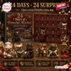 24 Days of French Bulldog Frenchie Advent Calendar box with pull-out drawers featuring unique canine figurine statues.