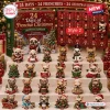 24 Days of French Bulldog Frenchie Advent Calendar box with numbered drawers and 24 unique festive dog figurines.