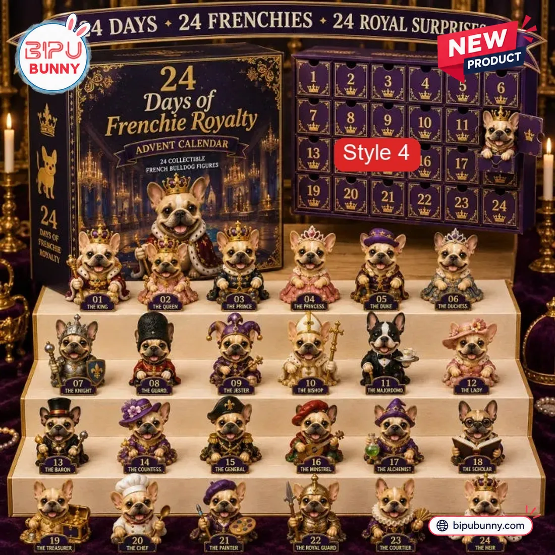 24 Days of French Bulldog Frenchie Advent Calendar 24 Days of French Bulldog Frenchie Advent Calendar