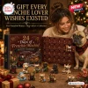 24 Days of French Bulldog Frenchie Advent Calendar box with 24 numbered doors and various miniature dog figurines on table.