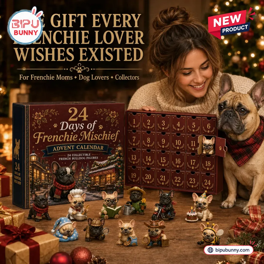 24 Days of French Bulldog Frenchie Advent Calendar 24 Days of French Bulldog Frenchie Advent Calendar