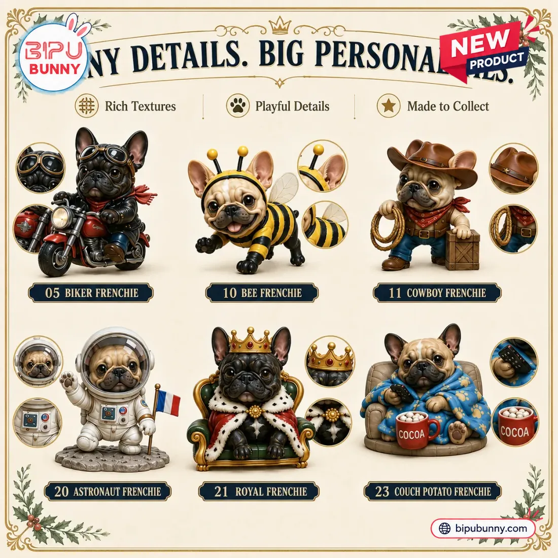 24 Days of French Bulldog Frenchie Advent Calendar 24 Days of French Bulldog Frenchie Advent Calendar