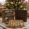 24 Days Of Texas Longhorns Christmas Advent Calendar with numbered pull-out boxes and school-themed miniature ornaments.