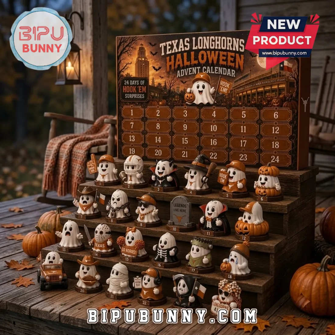 24 Days Of Texas Longhorns Halloween Ghost Advent Calendar 24 Days Of Texas Longhorns Halloween Ghost Advent Calendar