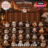 24 Days Of Texas Longhorns Halloween Ghost Advent Calendar featuring 24 numbered slots with custom university-themed ghosts.