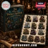 254 Days Of Witch Potion & Spellcraft Advent Calendar featuring 24 miniature fantasy witch figures in satin packaging.