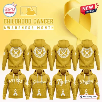 All Team MLB x Childhood Cancer Awareness Hoodie 2026