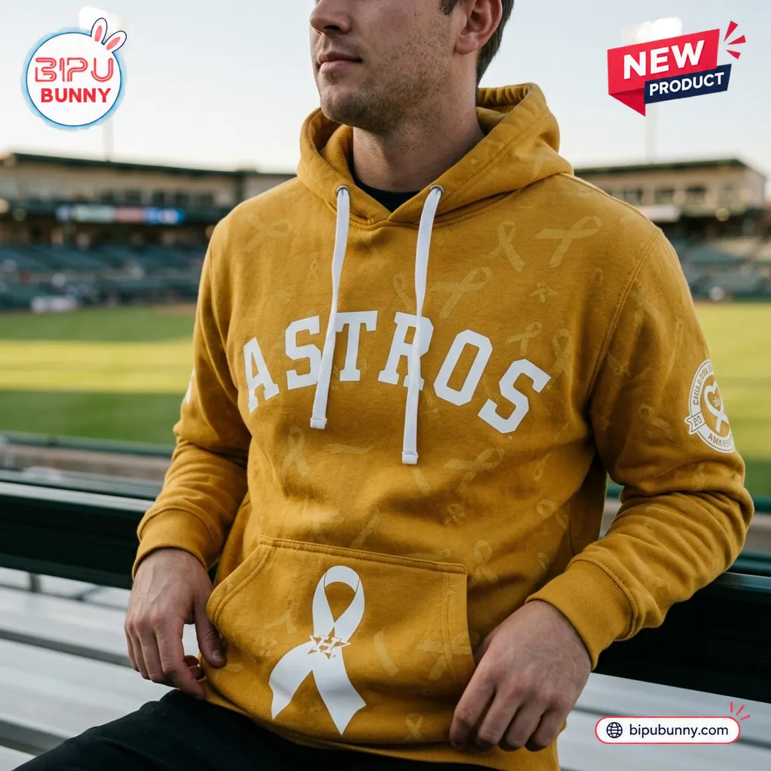 All Team MLB x Childhood Cancer Awareness Hoodie 2026 All Team MLB x Childhood Cancer Awareness Hoodie 2026