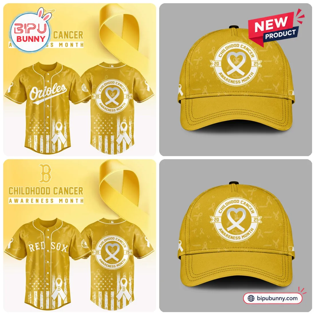 All Team MLB x Childhood Cancer Awareness Month Gold Baseball Jersey All Team MLB x Childhood Cancer Awareness Month Gold Baseball Jersey
