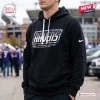 All Team NFL Crucial Catch 2026 Collection Hoodie featuring Baltimore Ravens logo, multicolor patterns, and black fabric.