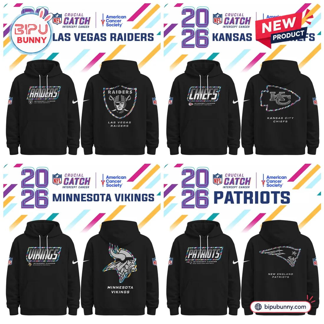 All Team NFL Crucial Catch 2026 Collection Hoodie All Team NFL Crucial Catch 2026 Collection Hoodie