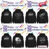 All Team NFL Crucial Catch 2026 Collection Hoodie featuring black apparel with multi-colored team logos and lettering.