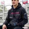 All Team NFL Crucial Catch Intercept Cancer Hoodie 2026 featuring Houston Texans branding and colorful paint splatter print.