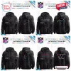 All Team NFL Crucial Catch Intercept Cancer Hoodie 2026 collection featuring black multi-color splatter print hoodies.