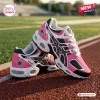 All Team NFL x Crucial Catch Intercept Cancer Air Max Plus sneakers in pink, white, and black with Dallas Cowboys branding.