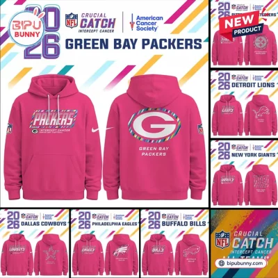 All Team NFL x Crucial Catch Pink Hoodie 2026
