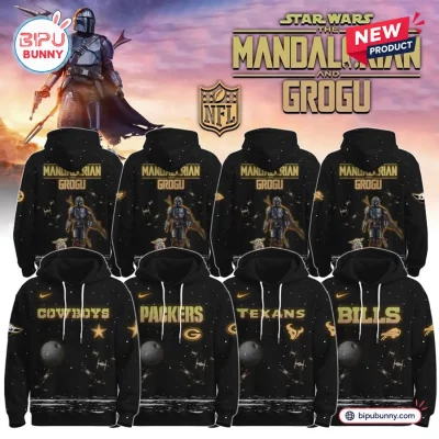 All Team NFL x Star Wars The Mandalorian Grogu Hoodie