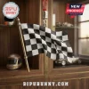AMA Supercross 2026 Racing Miniature Advent Calendar features a checkered flag ornament on a metal pole.