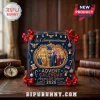 America 250 U.S. Semiquincentennial Patriotic 2026 Advent Calendar in deep blue with red bows and historical figure imagery.