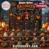 Angry Birds Halloween 2026 Spooky Edition Advent Calendar featuring 24 numbered doors and various bird and pig figurines.